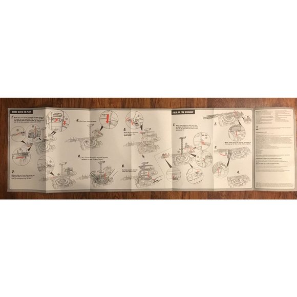 HOT WHEELS FLIP N GO SPIN CITY - INSTRUCTIONS ONLY, See opened photos! - Picture 2 of 3